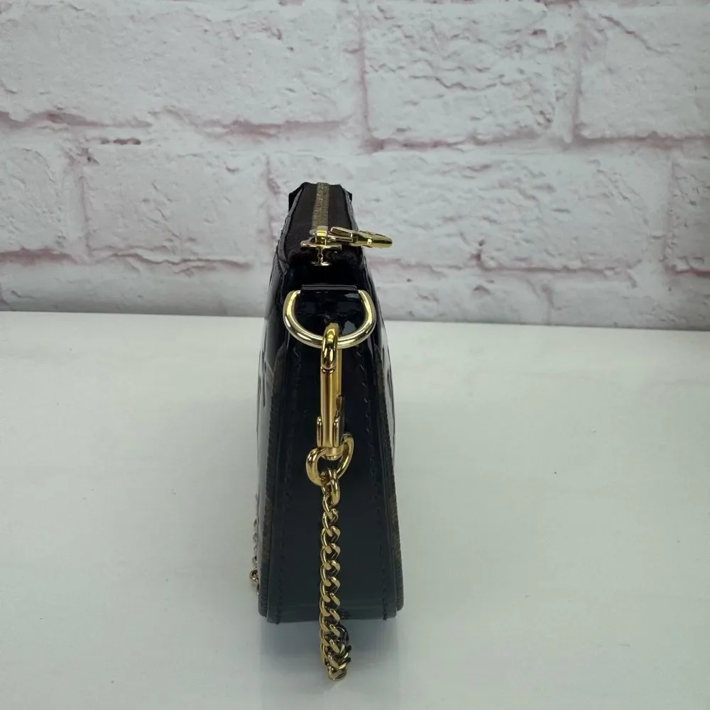 Louis Vuitton Amarante Monogram Vernis Mini Pochette Accessoires - Picture 9 of 16